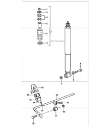 vibration damper stabiliser 911 1984-86