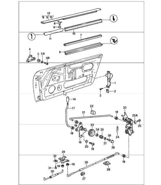 Diagram 804-05 Porsche 996 C2 3.4L 1997-08/01  车身
