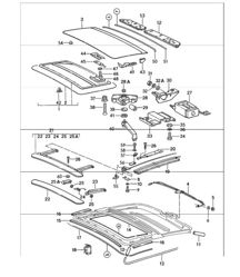 tetto apribile 911 M650 1984-86 tetto apribile 911 M650 1984-86