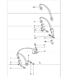 seat belt rear 911 1984-86
