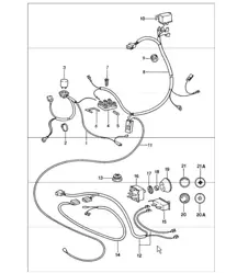 componenti elettrici per climatizzatore 911 1984-86