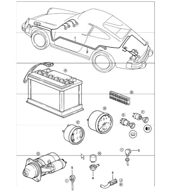 Diagram 902-10 Porsche 928GTS 5.4L 1992-95 