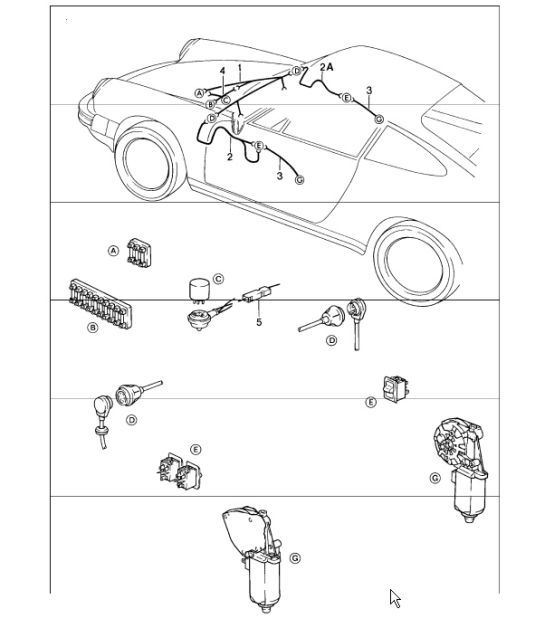 Diagram 902-18 Porsche Macan Benzin 2.0L V4 237PS Elektrische Ausrüstung