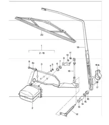 rear window wiper 911 1984-86