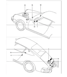 Aufkleber 911 1987-89
