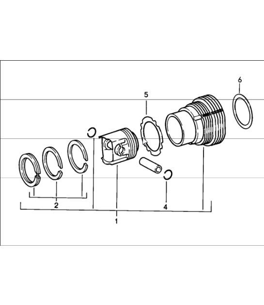 Diagram 102-05 Porsche 911 和 912（1965-1989） 引擎