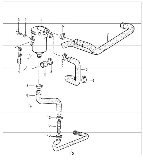 Diagram 104-02 Porsche Carrera GT (2003-2006) 
