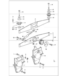 sospensione motore 911 1987-89