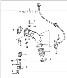 heating air supply 911 1987-89
