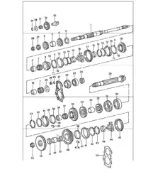 gears and shafts 4-speed gear wheel sets see group 3/03/00