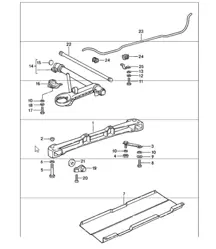 Vorderachsstabilisator 911 1987-89