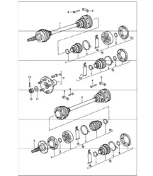Antriebswelle Hinterradnabe 911 1987-89