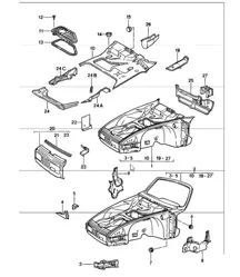 frame front 911 1987-89