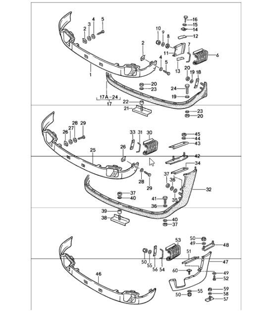 Diagram 802-01 Porsche 996 C2 3.4L 1997-08/01 Carrozzeria