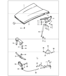 tapa delantera 911 1987-89