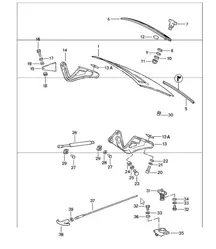 lid rear 911 1987-89