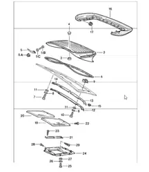 spoiler posteriore 911 1987-89