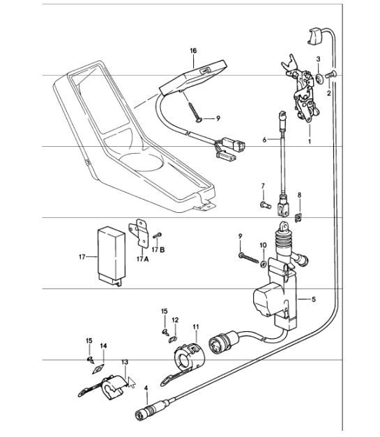 Diagram 804-06 Porsche 964（911）RS 3.8L 1991-93年  车身
