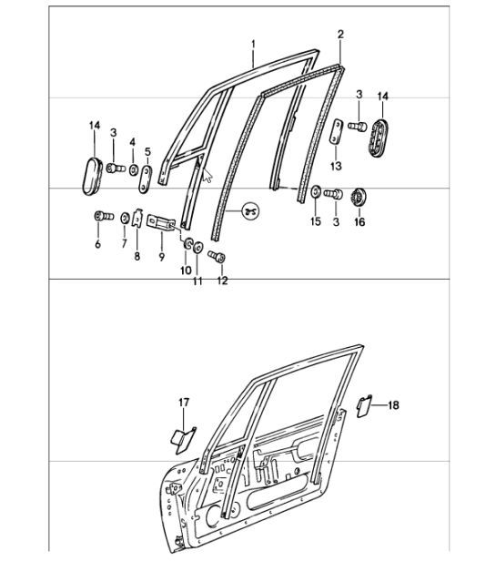 Diagram 804-15 Porsche 911/912 (1965-1989) Carrozzeria