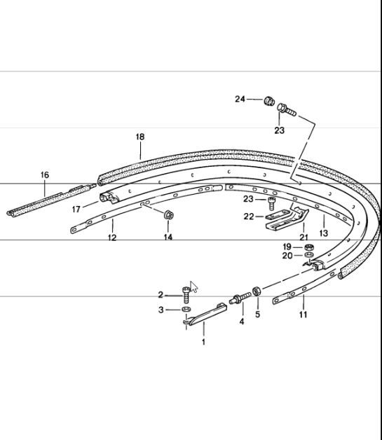 Diagram 811-13 Porsche Cayenne Turbo 4.5L 2003>> Carrozzeria
