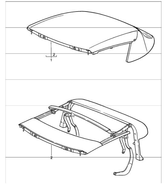 Diagram 811-20 Porsche Cayenne 9PA (955) 2003-2006 Body
