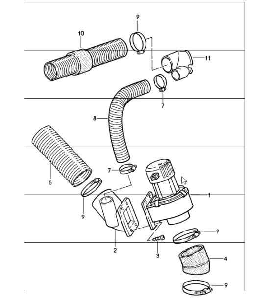Diagram 813-02 Porsche 968 Turbo S 3.0L 1993-94 Carrozzeria