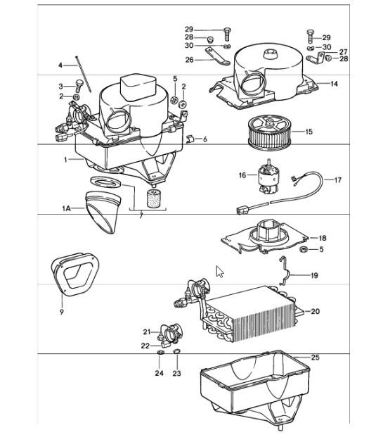 Diagram 813-05 Porsche 991 Carrera C4 3.4L (350 pk) Carrosserie