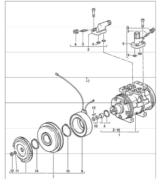 Diagram 813-15 Porsche 911 & 912 (1965-1989) Body