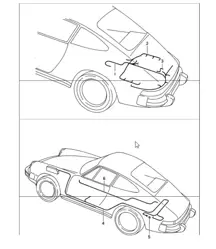 kabelbomen motor - dme - o2 sensor closed-loop ctrl 911 1987-89