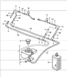 Intensiv-Scheibenwaschanlage 911 1987-89