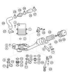Heat exchanger console 911 (991) GT3 CUP 2016