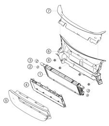 Mid radiator 911 (991) GT3 CUP 2016