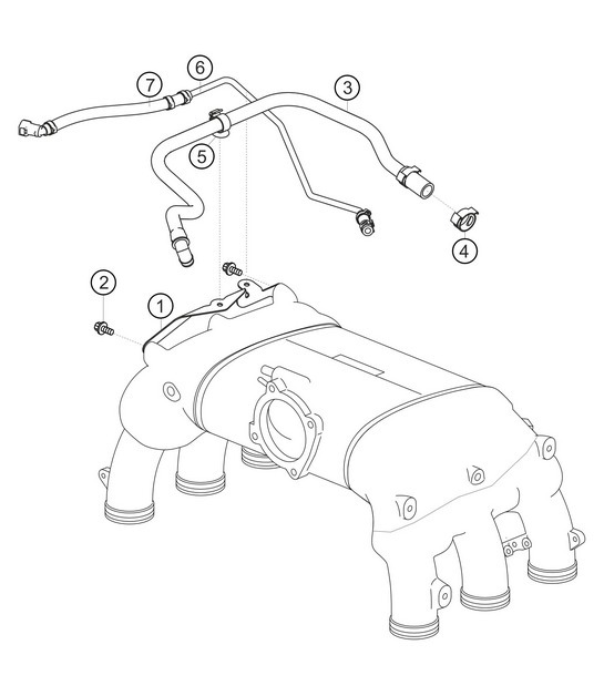Diagram 1.1-26 Porsche 991 (911) MK1 2012-2016 Engine
