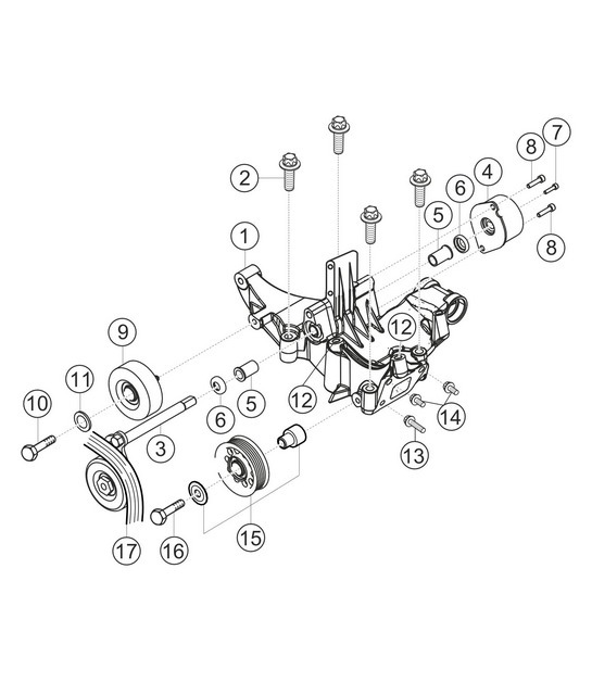 Diagram 1.1-29 Porsche 991 (911) MK1 2012-2016 Engine