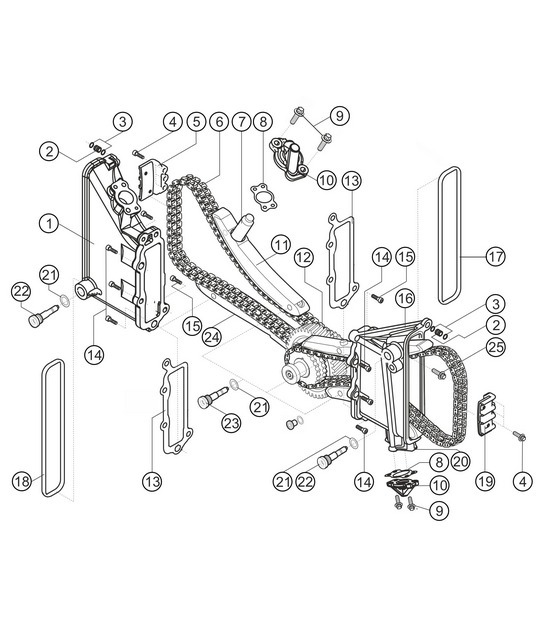 Diagram 1.1-09 Porsche 991 (911) MK1 2012-2016 Engine