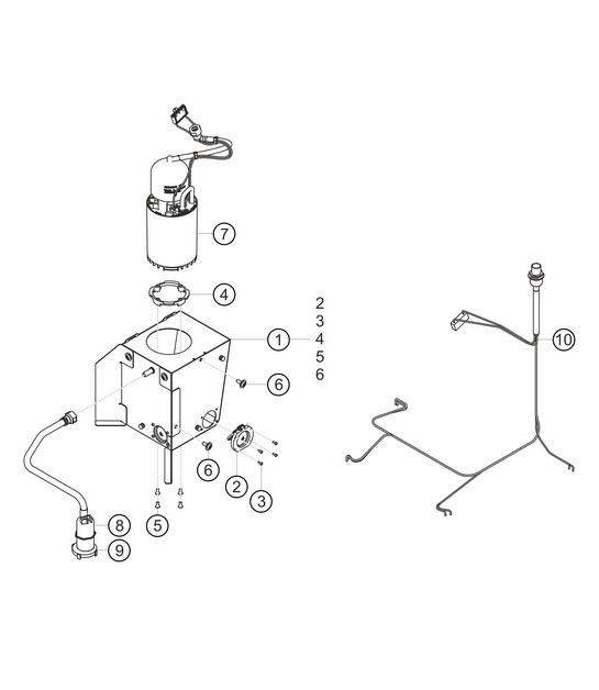 Diagram 2.2-02 Porsche 991 (911) MK1 2012-2016 Fuel System, Exhaust System