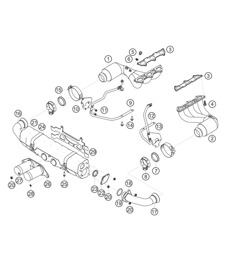 Impianto di scarico 911 (991) GT3 CUP 2016