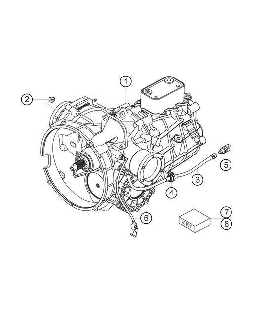 Diagram 3.3-03 Porsche 991 (911) MK1 2012-2016 Transmission