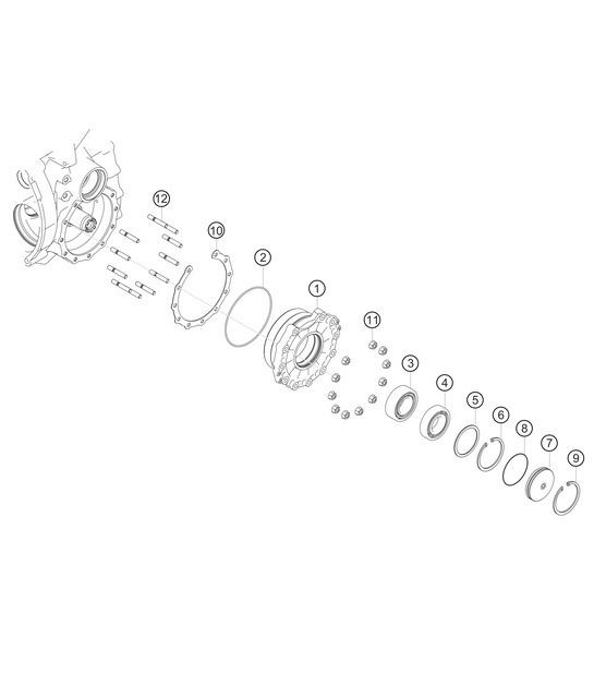 Diagram 3.3-08 Porsche 911 & 912 (1965-1989) Transmission