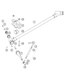 Anti-roll bar front 911 (991) GT3 CUP 2016