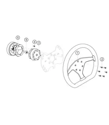 Steering wheel 911 (991) GT3 CUP 2016