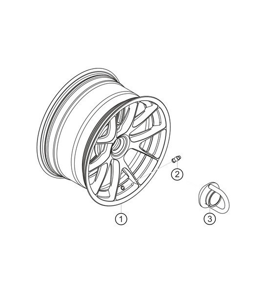 Diagram 6.6-01 Porsche 991 (911) MK2 2016-2019 Wheels, Brakes