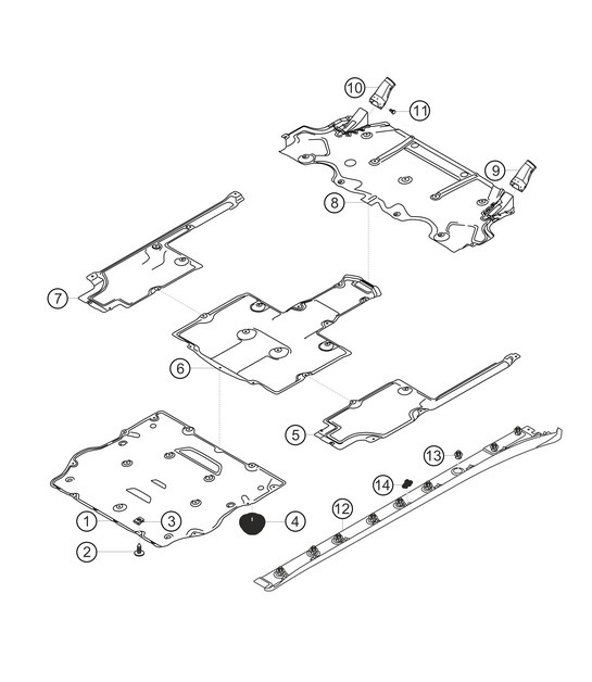 Diagram 8.8-06 Porsche 991 (911) MK1 2012-2016 Body