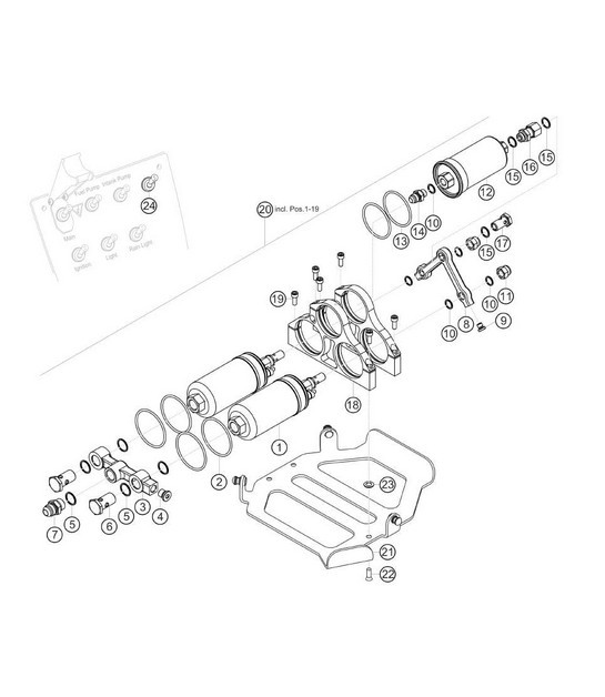 Diagram 0.0-13 Porsche 991 (911) MK2 2016-2019 Accessories & others 
