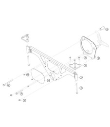 supporto motore 911 (991) GT3 CUP 2018 - 2019