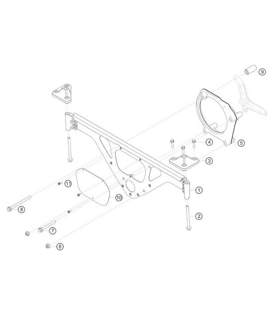 Diagram 1.1-25 Porsche Cayman S 718 2.5L Manual (350Bhp) Engine