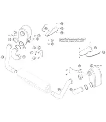 911 (991) GT3 CUP 2018 - 2019 前消音器