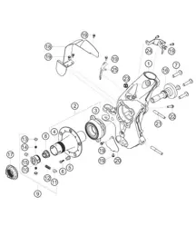 2018-2019款 911 (991) GT3 CUP 直立式前悬架
