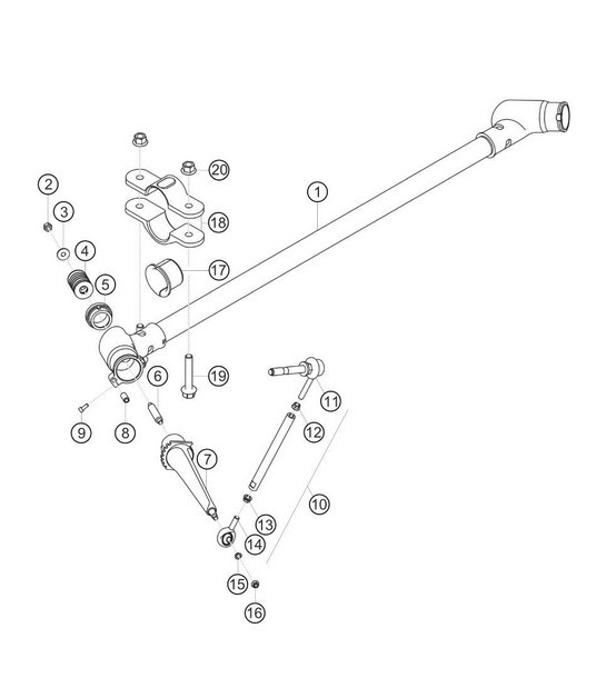 Diagram 4.4-03 Porsche Cayman 718 2.0L Manual (300Bhp) Front Axle, Steering 