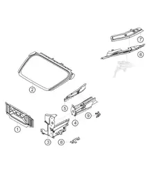 Pièces de tôlerie avant pour Porsche 911 (991) GT3 Cup 2018-2019